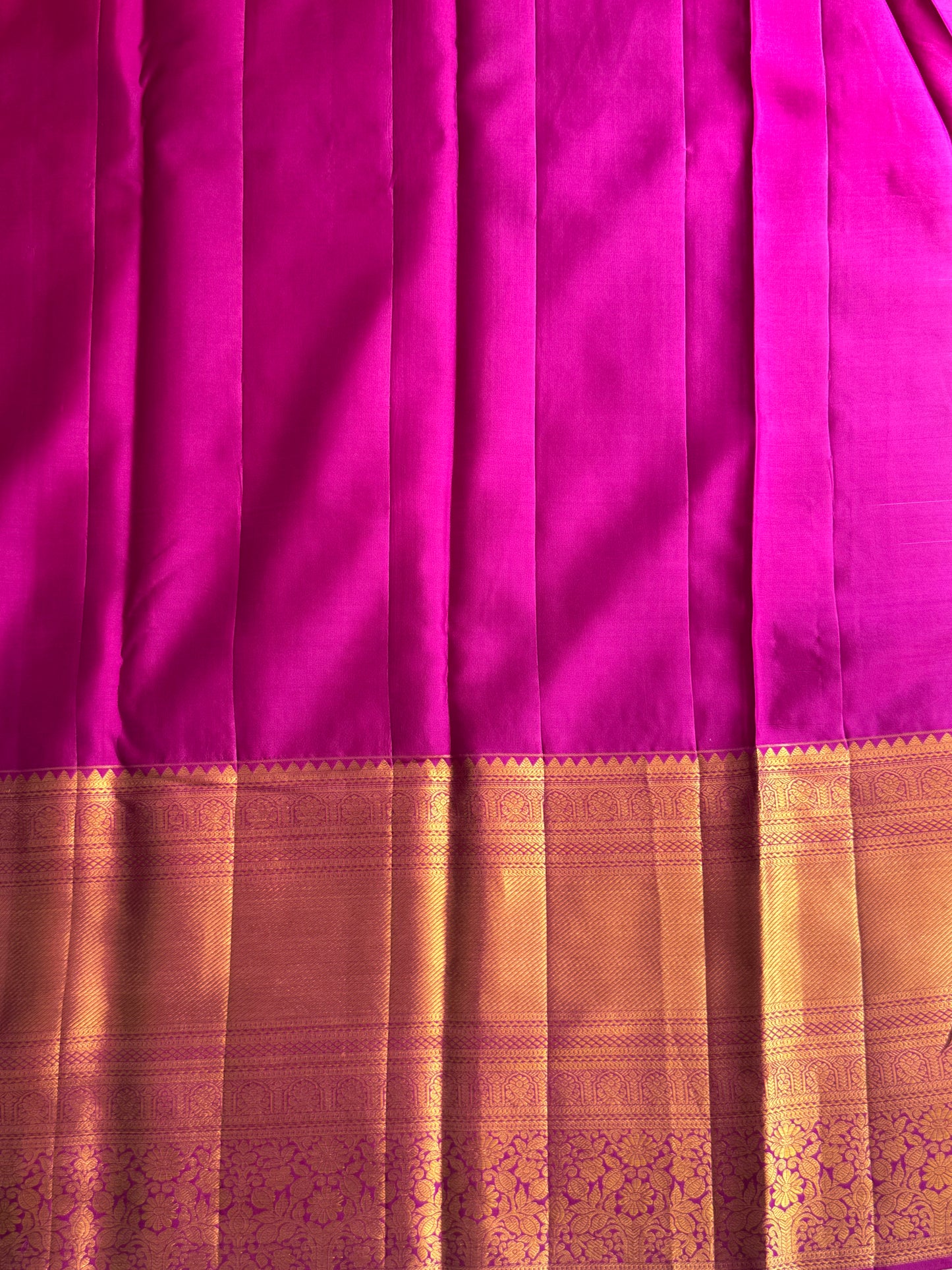 Blue Kanjivaram Silk Saree | Weaving Border With Checks & Peacock Butta | Handloom | Silk Mark Certified