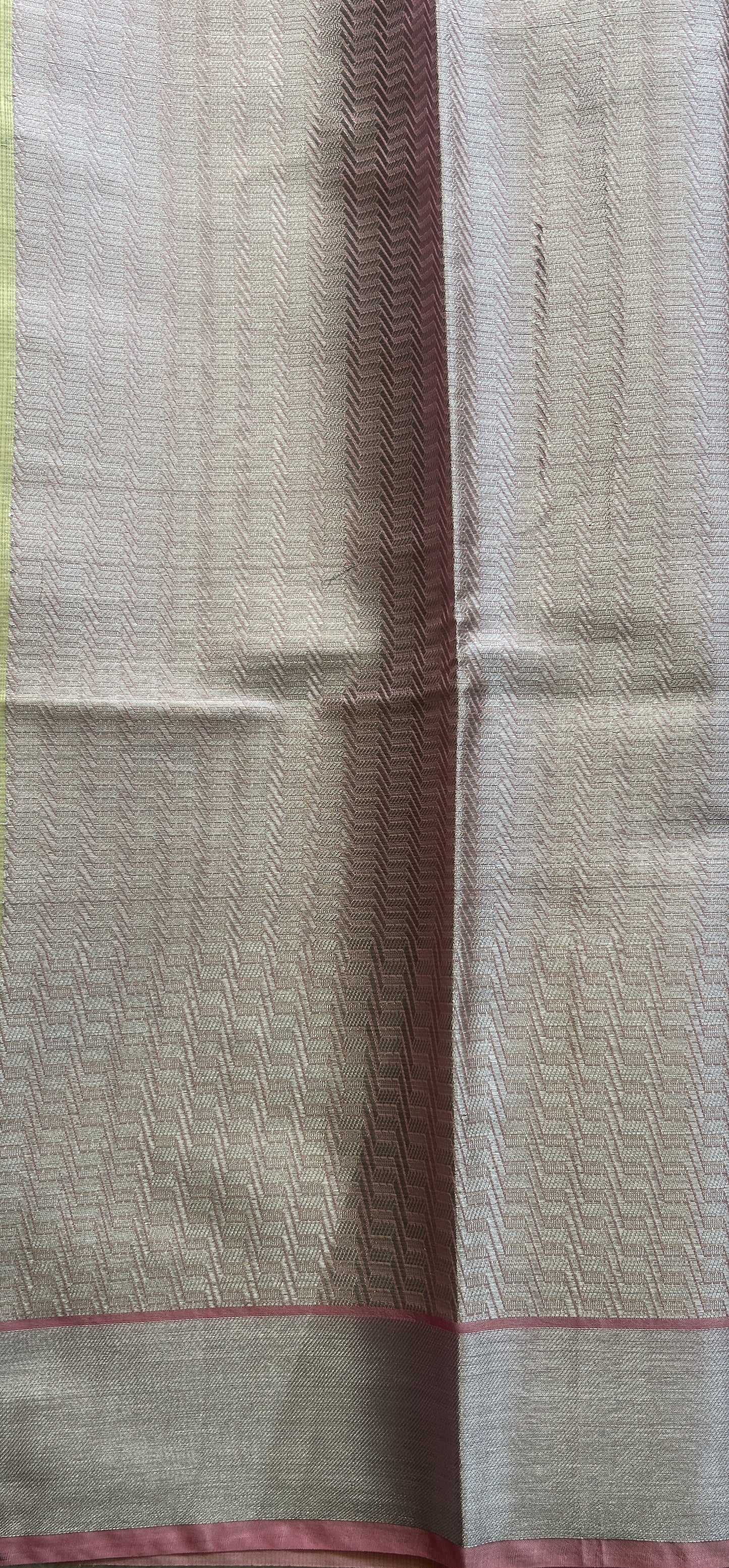 Silk kota Saree Light Yellow colored Complemented with a Zari Border. - Sampradaya Designer Studio