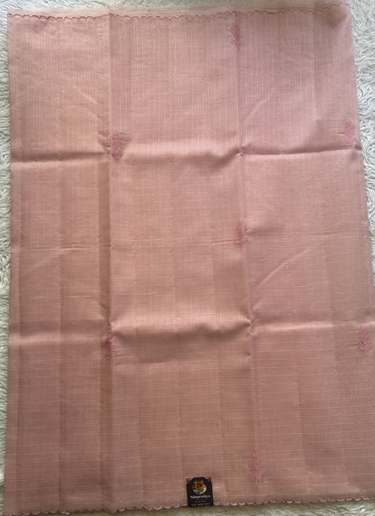 Silk kota Saree Gray colored Elegantly Paired with a Scallop Border. - Sampradaya Designer Studio