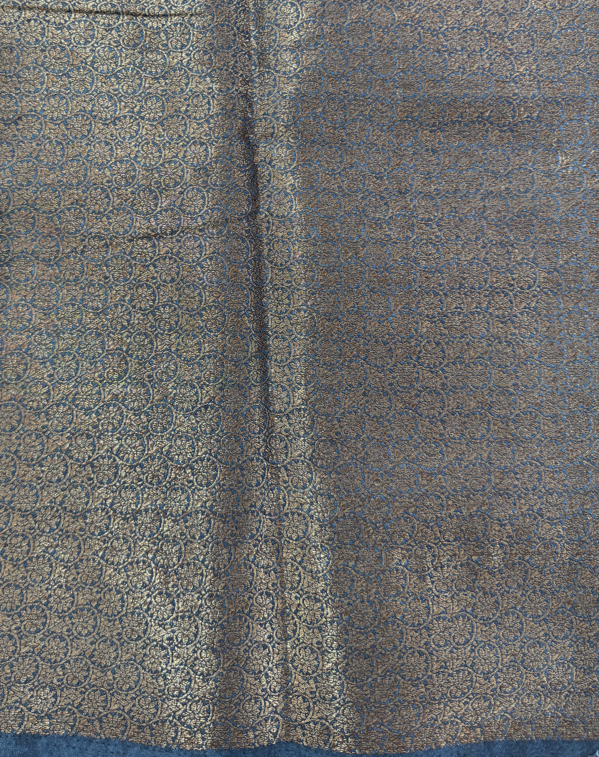 Semi Tussar Silk Saree -Black color with Gold Zari Border - Elegant Fancy Saree for Party & Office Wear