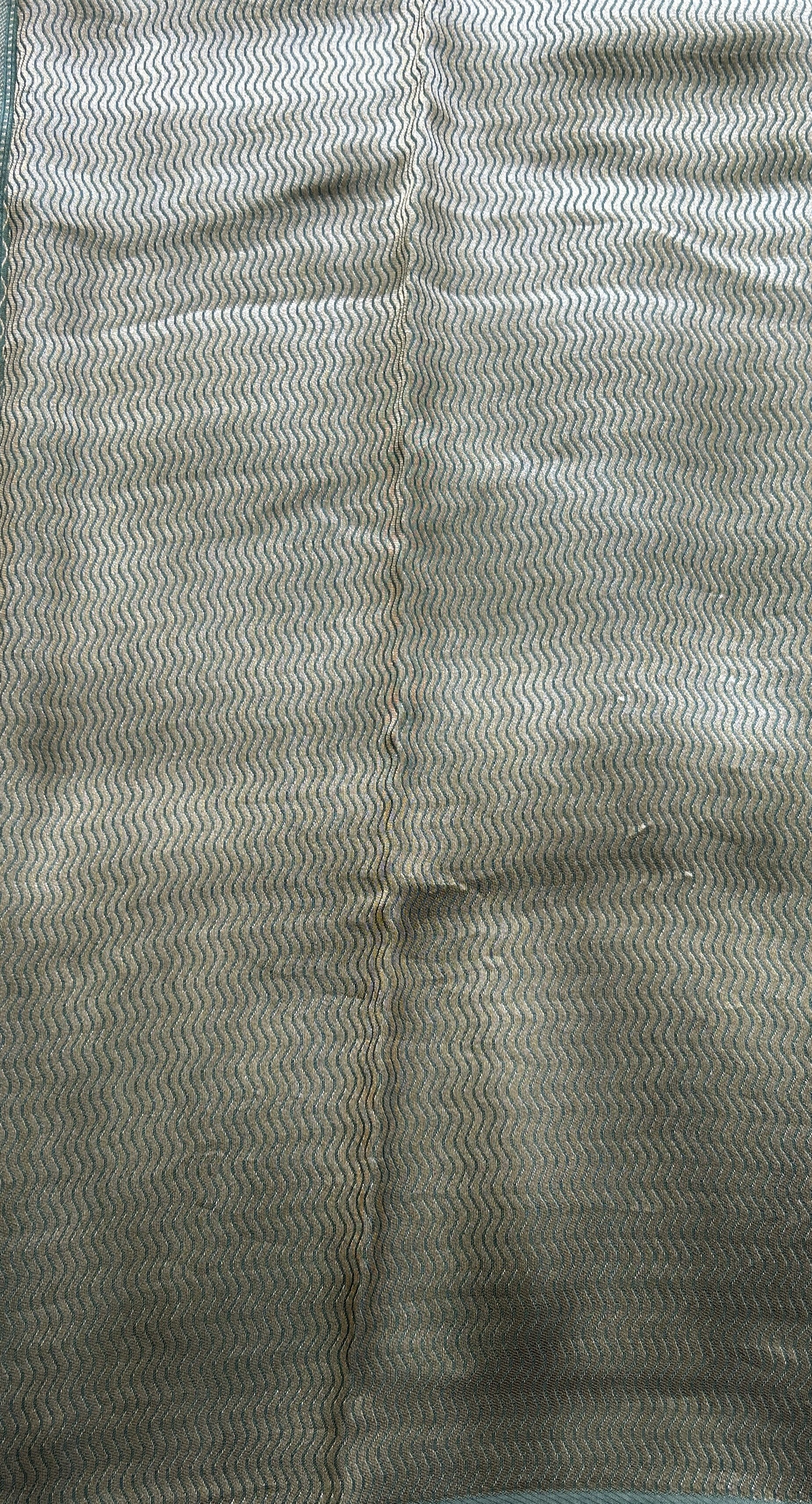 Banarasi Tussar Georgette Saree Tiffany Blue Colored Complemented with a Minakari border. - Sampradaya Designer Studio