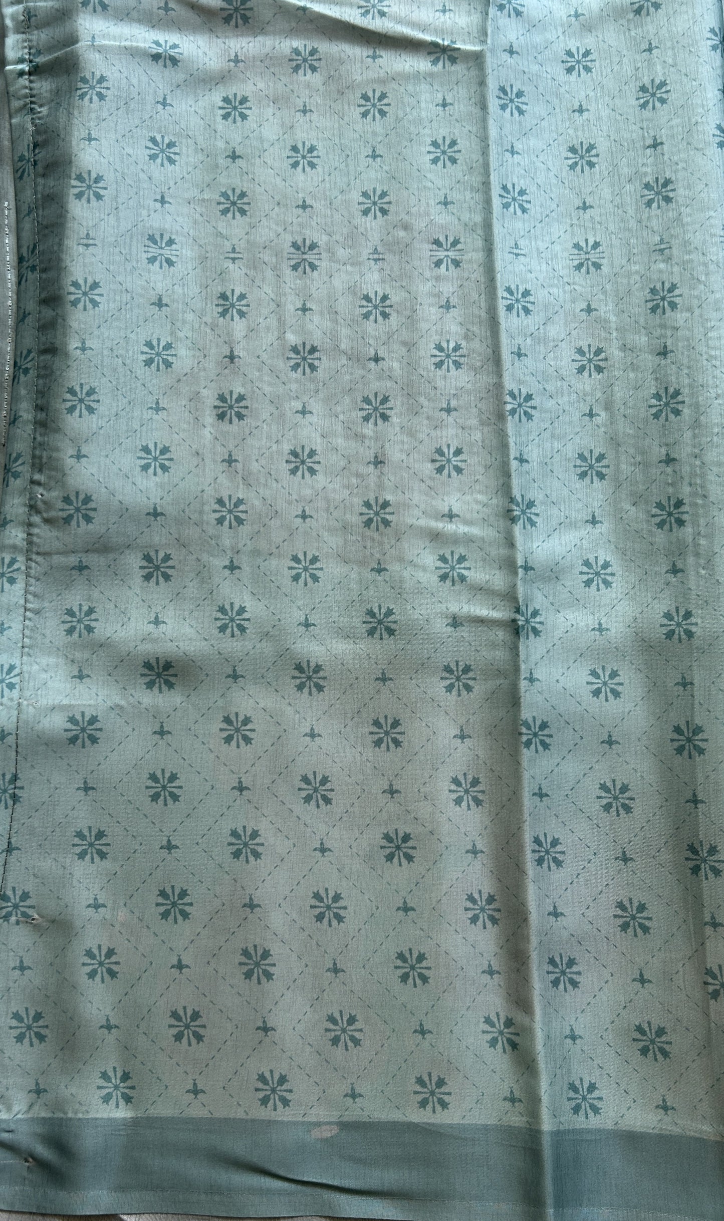 Banarasi Soft Silk Saree Aqua Blue Colored Complemented with a Plain Border. - Sampradaya Designer Studio