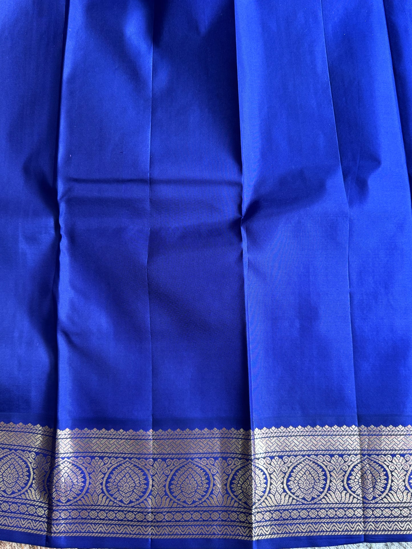 Pure Kanjivaram Silk Saree | Dark Onion Pink With Gold Zari Border | Handloom | Silk Mark Certified