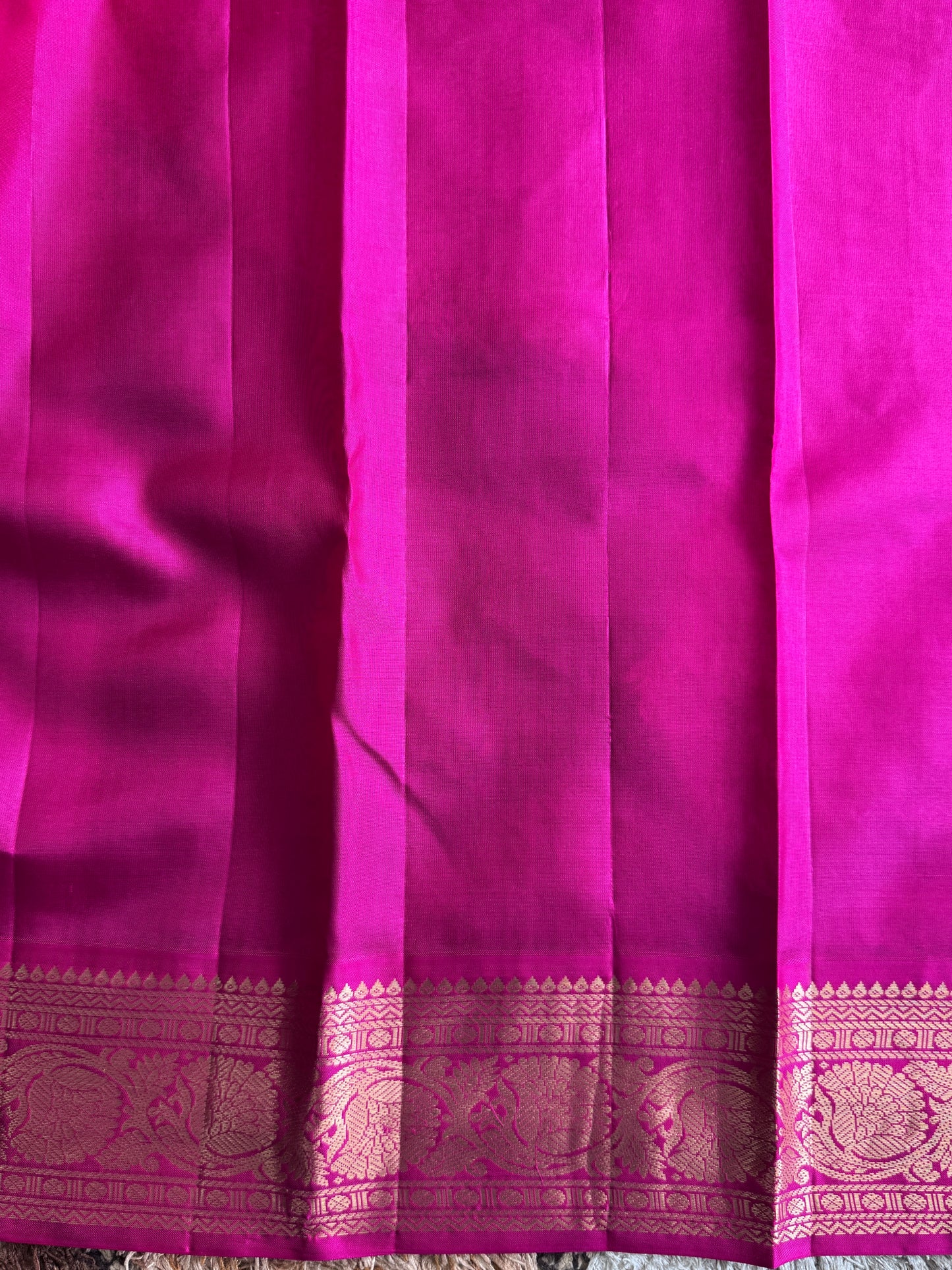 Pure Kanjivaram Silk Saree |Blue With Gold Zari Border | Handloom | Silk Mark Certified