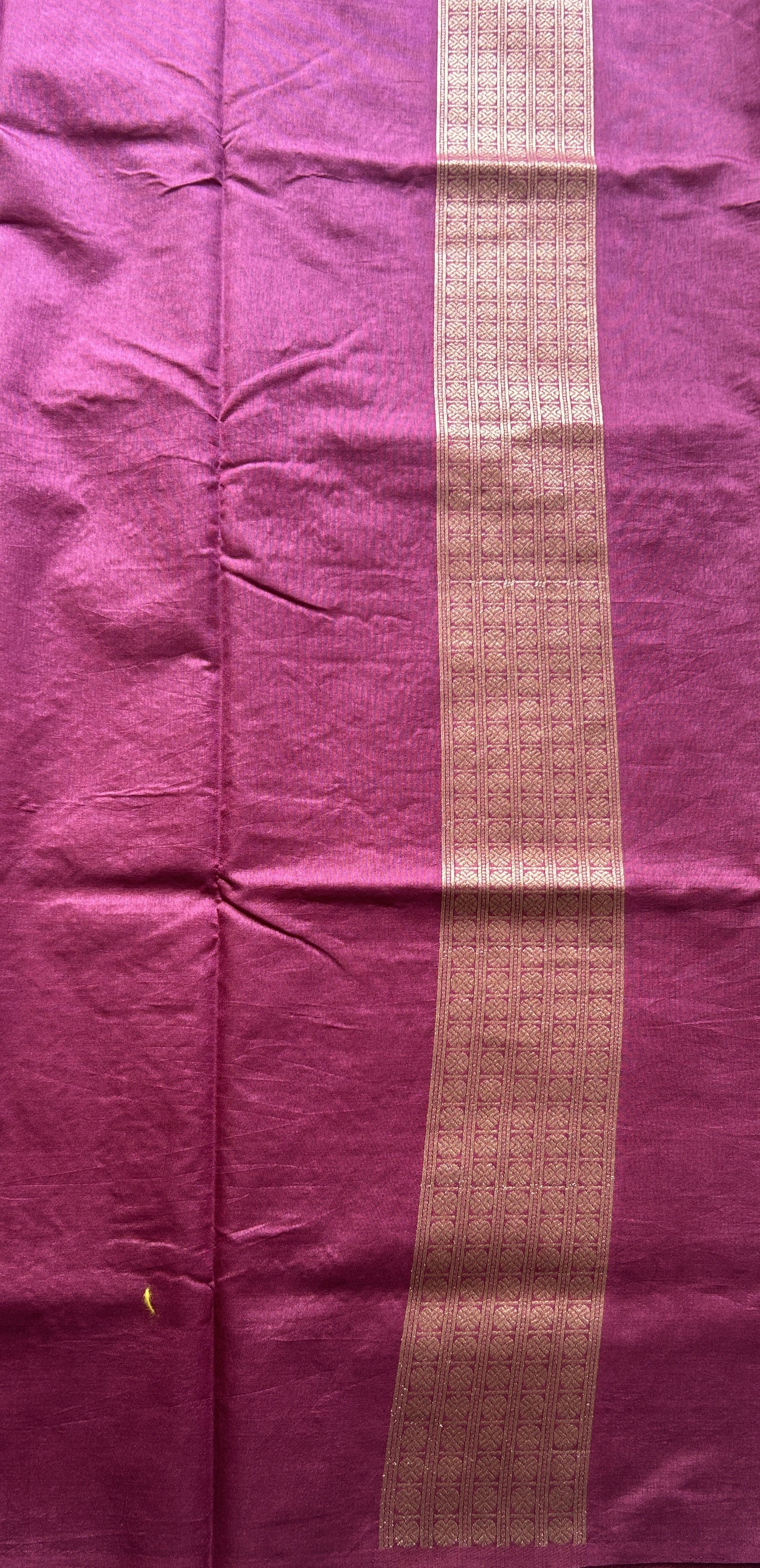 Semi Raw Silk Allover Saree Pink Colored Elegantly Paired with a Zari Border. - Sampradaya Designer Studio